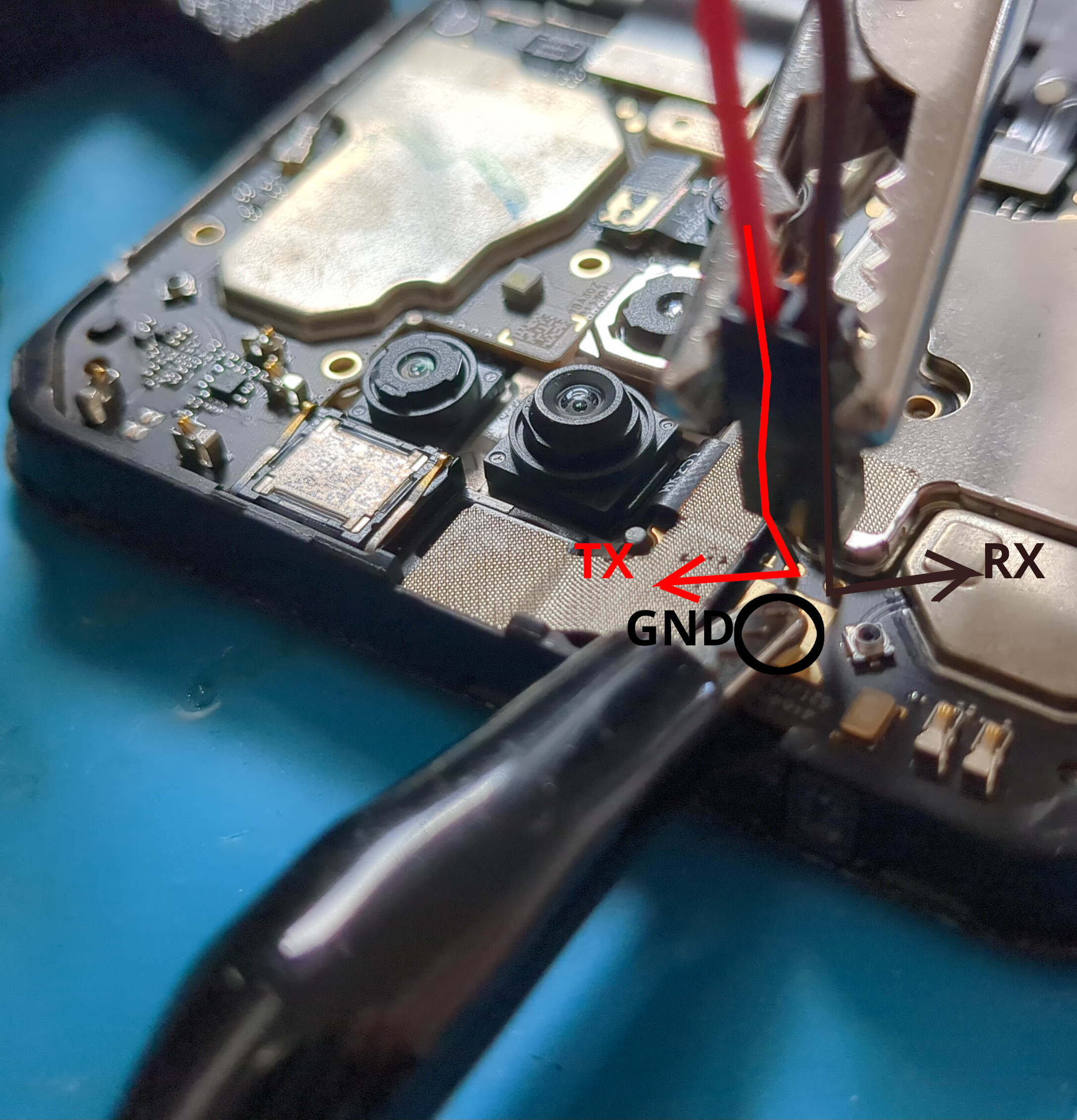 lancelot TX RX on the PCB