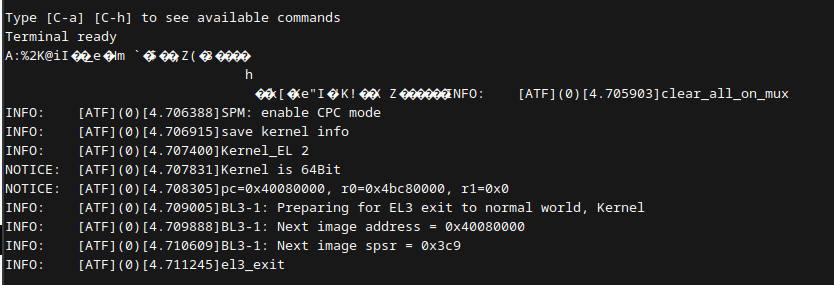 lancelot UART healthy output