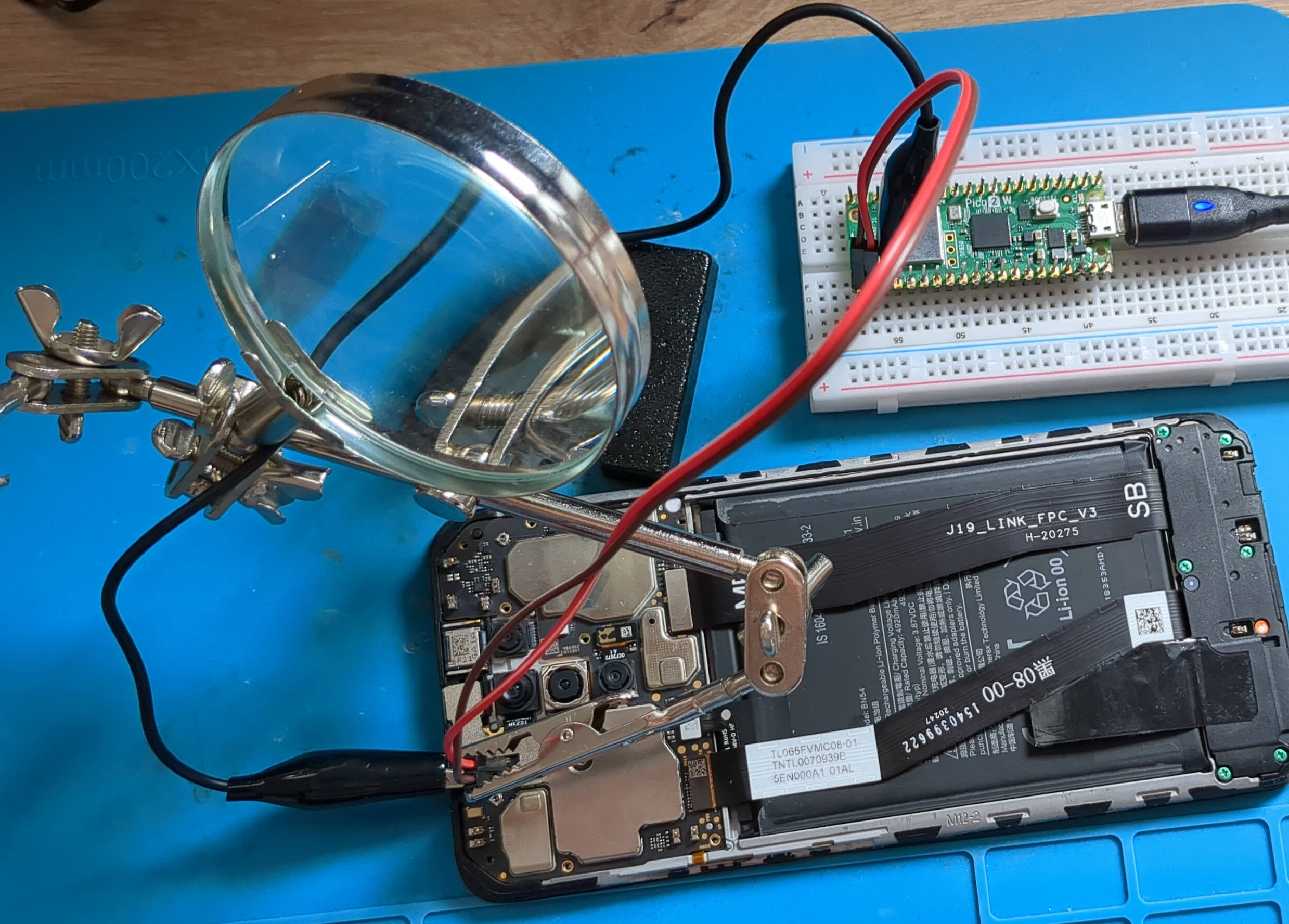 lancelot UART RPI pico2 wiring