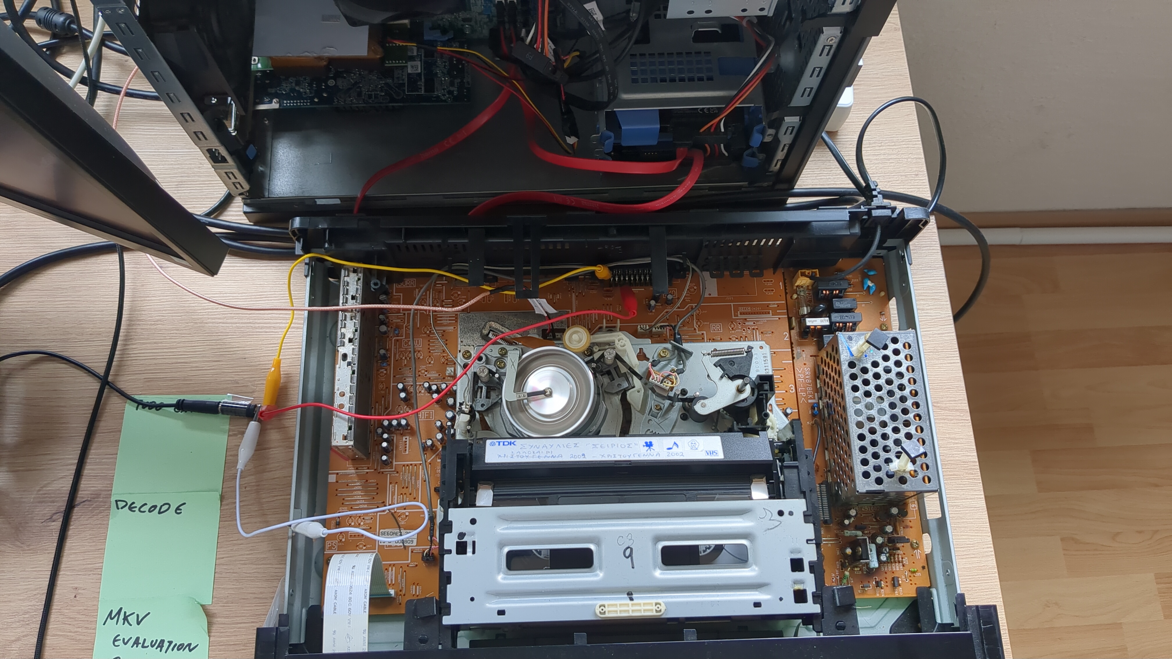 Sony SLV-SE60 full capture PB RF and analog audio