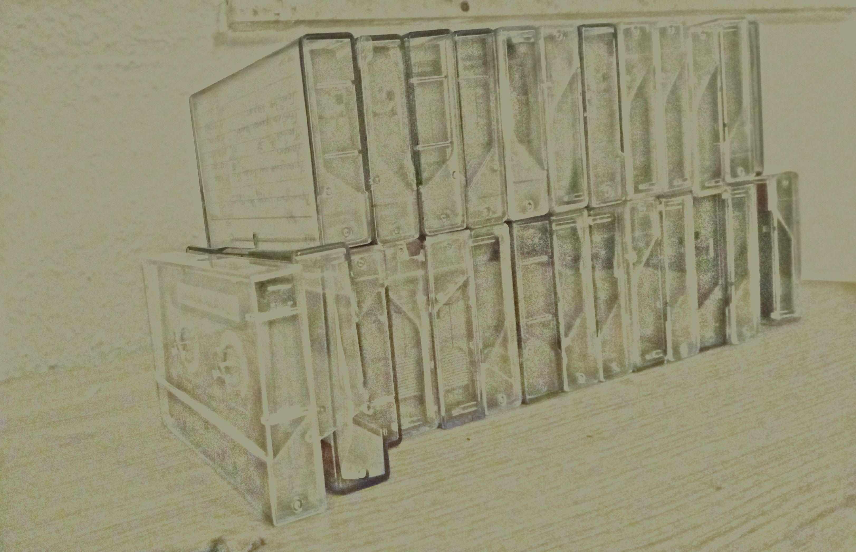 A bunch of Video8 tapes.